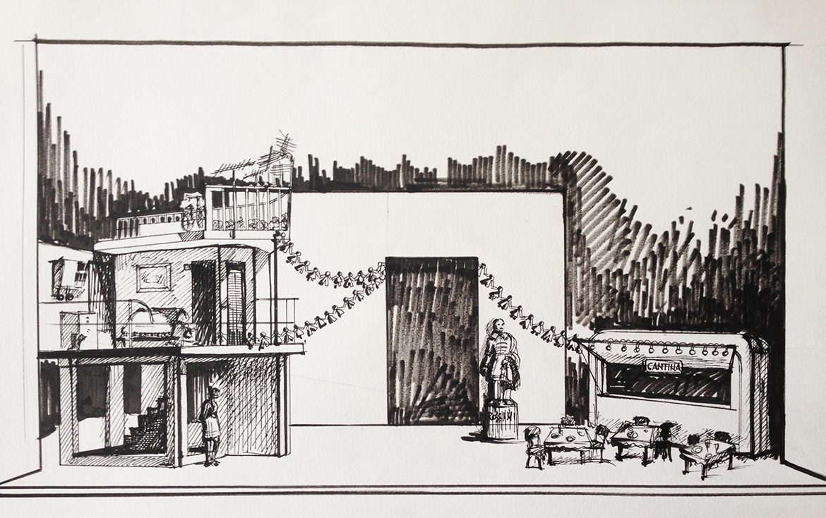 Bozzetto di scenografia