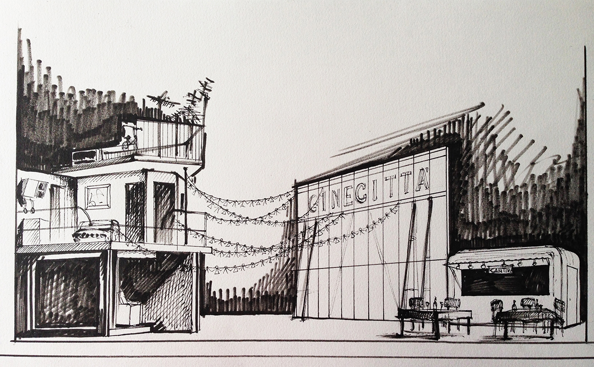 Bozzetto di scenografia