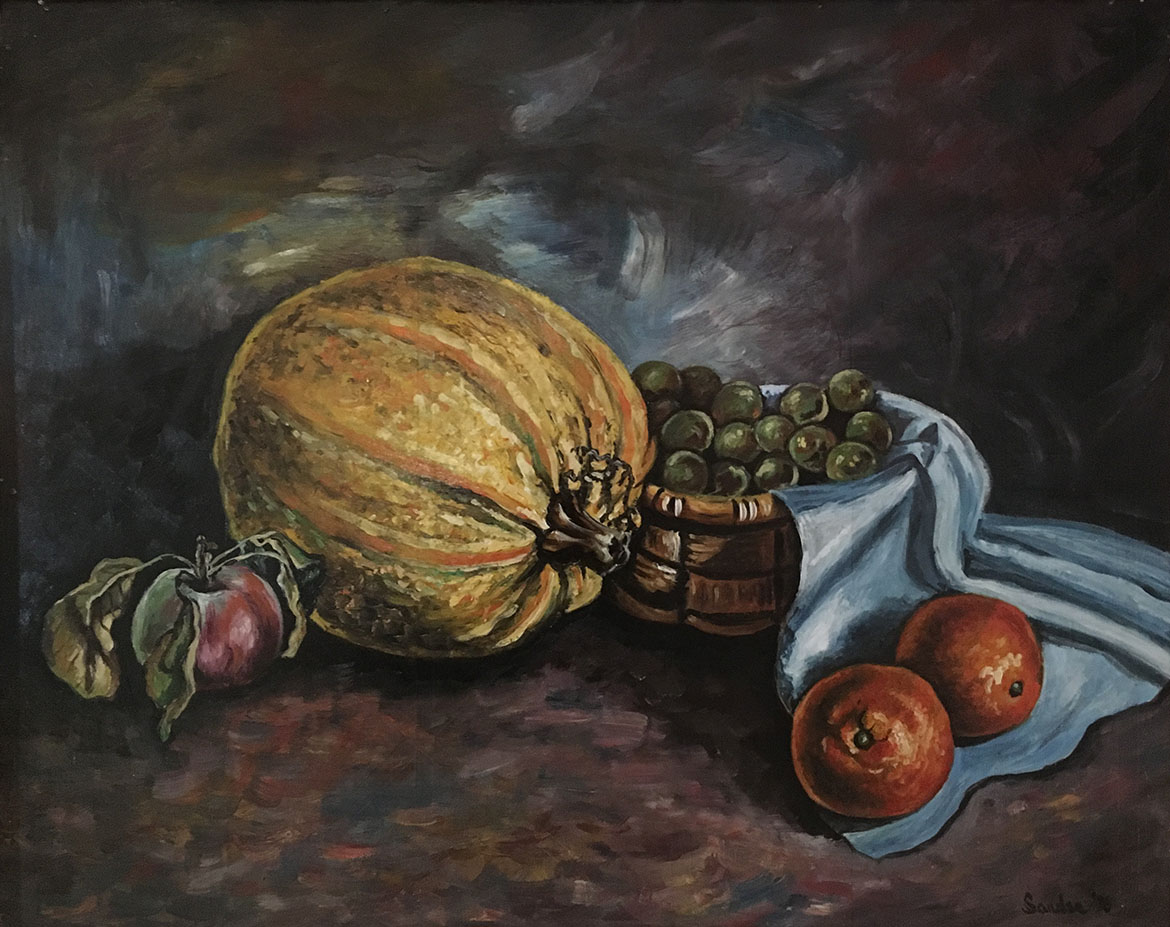 Natura morta con zucca