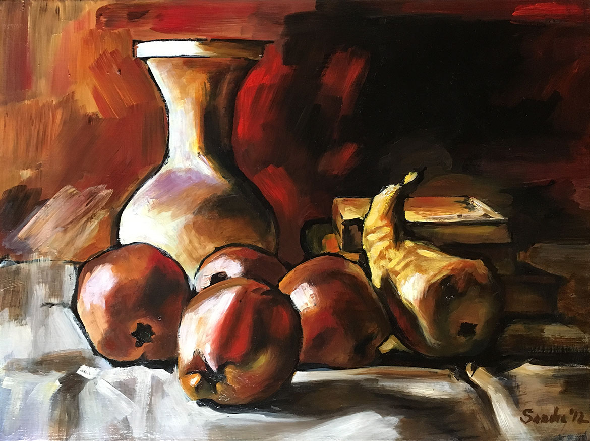 Natura morta con mele