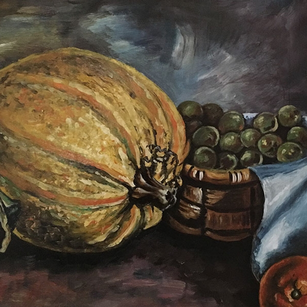 Natura morta con zucca